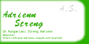 adrienn streng business card